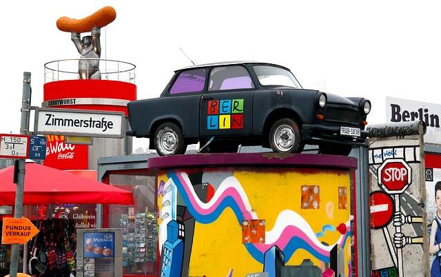 vystavený trabant