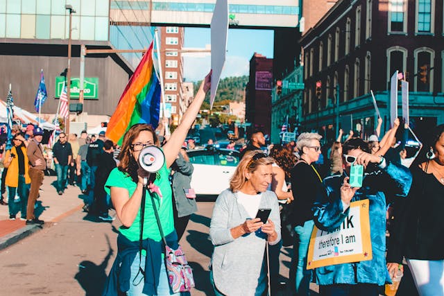 protest lidé